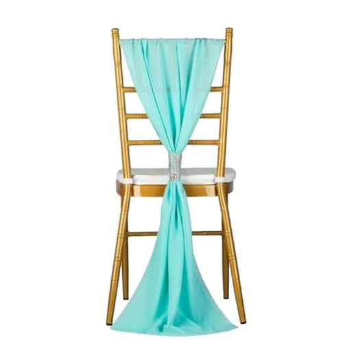Chiffon-Stuhlschärpen für Hochzeits- und Bankett-Dekoration, elegante vertikale Vorhänge verbessern die Atmosphäre der Veranstaltung Chiffon-Stuhlschärpen für Hochzeits- und Bankett-Dekoration, elegante vertikale Vorhänge verbessern die Atmosphäre der Veranstaltung von Generisch