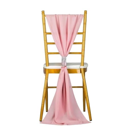 Chiffon-Stuhlschärpen für Hochzeits- und Bankett-Dekoration, elegante vertikale Vorhänge verbessern die Atmosphäre der Veranstaltung Chiffon-Stuhlschärpen für Hochzeits- und Bankett-Dekoration, elegante vertikale Vorhänge verbessern die Atmosphäre der Veranstaltung von Generisch