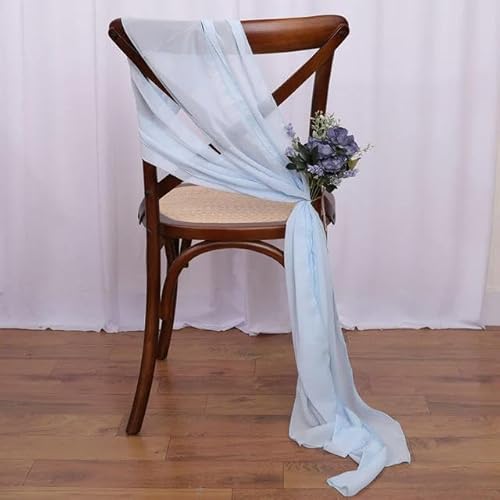 Chiffon-Stuhlschärpen für Hochzeitsdekorationen, elegant und langlebig, perfekt für einen Hauch von Eleganz zu jeder Veranstaltung Chiffon-Stuhlschärpen für Hochzeitsdekorationen, elegant und langlebig, perfekt für einen Hauch von Eleganz zu jeder Veranstaltung von Generisch