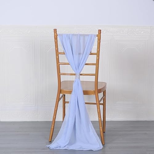Chiffon-Stuhlschärpen für Hochzeitsdekorationen, elegante Schleife, Stuhlrückendekoration, romantisches Event-Zubehör Chiffon-Stuhlschärpen für Hochzeitsdekorationen, elegante Schleife, Stuhlrückendekoration, romantisches Event-Zubehör von Generisch