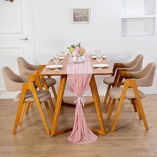 Chiffon-Stuhlschärpen für Hochzeitsdekorationen, elegante Schleife, Stuhlrückendekoration, romantisches Event-Zubehör von Generisch