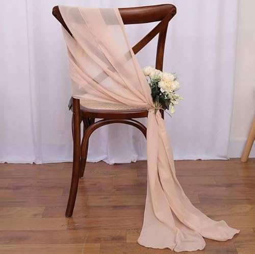 Chiffon-Stuhlschärpen für Hochzeitsdekorationen, elegante und langlebige Stoffvorhänge, um das Ambiente Ihrer Veranstaltung zu verbessern Chiffon-Stuhlschärpen für Hochzeitsdekorationen, elegante und langlebige Stoffvorhänge, um das Ambiente Ihrer Veranstaltung zu verbessern von Generisch