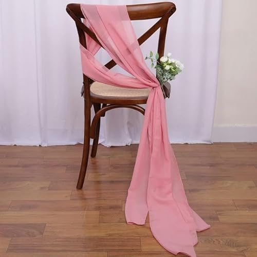 Chiffon-Stuhlschärpen für Hochzeitsdekorationen, elegante und langlebige Stoffvorhänge, um das Ambiente Ihrer Veranstaltung zu verbessern Chiffon-Stuhlschärpen für Hochzeitsdekorationen, elegante und langlebige Stoffvorhänge, um das Ambiente Ihrer Veranstaltung zu verbessern von Generisch