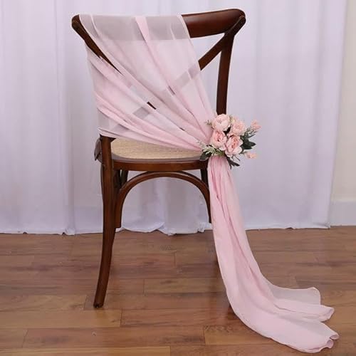 Chiffon-Stuhlschärpen für Hochzeitsdekorationen, elegante und langlebige Stoffvorhänge, um das Ambiente Ihrer Veranstaltung zu verbessern Chiffon-Stuhlschärpen für Hochzeitsdekorationen, elegante und langlebige Stoffvorhänge, um das Ambiente Ihrer Veranstaltung zu verbessern von Generisch