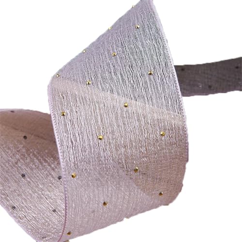 Chiffonbänder, 50 mm, 5,1 cm, Haarschleifen, Zubehör, Blumenverpackung, handgefertigt, 20 Meter, Hellviolett, 50 mm von Generisch