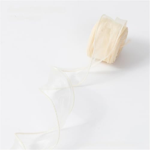 Chiffonband, 45,7 m – Seide, Satin, Organza, Tüll, Geschenk- und Dekoband-Set für DIY, Scrapbooking, Basteln & Dekoration – Traumcreme Chiffonband, 45,7 m – Seide, Satin, Organza, Tüll, Geschenk- und Dekoband-Set für DIY, Scrapbooking, Basteln & Dekoration – Traumcreme von Generisch
