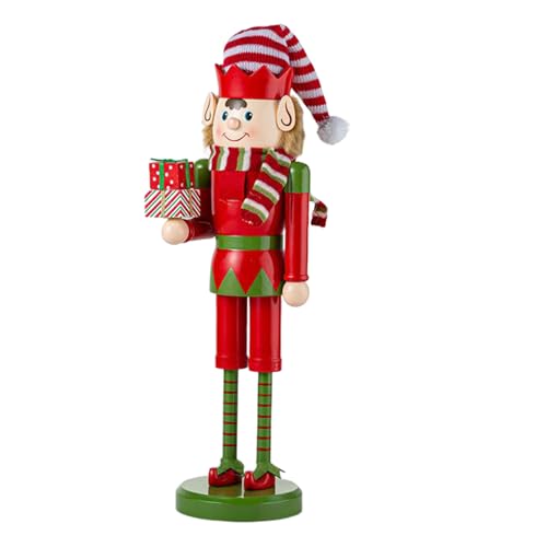 Christmas Nussknacker - Holz Nussknacker Weihnachtsdeko | Holzfigur 38 cm Für Festtag Esstisch Küche Wohnzimmer Tischdekoration Christmas Nussknacker - Holz Nussknacker Weihnachtsdeko | Holzfigur 38 cm Für Festtag Esstisch Küche Wohnzimmer Tischdekoration von Generisch