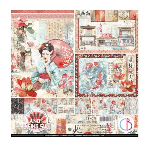 Ciao Bella Land of The Rsing Sun Papierblock, 20,3 x 20,3 cm von Generisch
