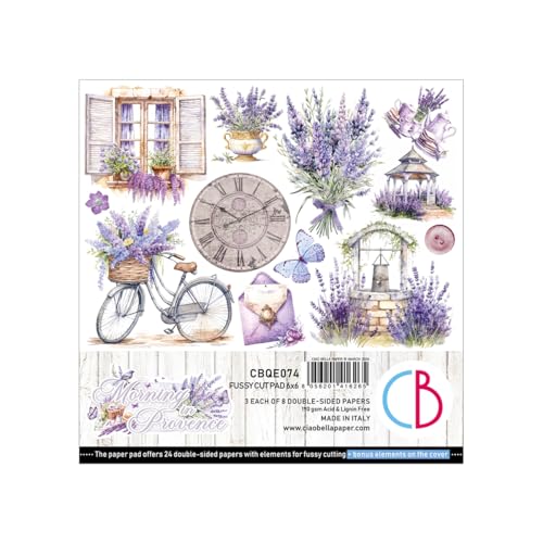 Ciao Bella Morning in Provence, 15,2 x 15,2 cm, Fussy Cut Pad Ciao Bella Morning in Provence, 15,2 x 15,2 cm, Fussy Cut Pad von Generisch