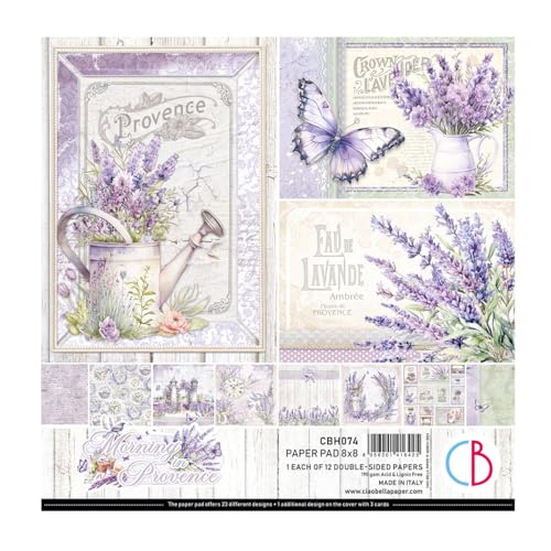 Ciao Bella Papierblock, Morgen in der Provence, 20,3 x 20,3 cm Ciao Bella Papierblock, Morgen in der Provence, 20,3 x 20,3 cm von Generisch