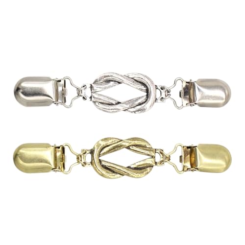 Cinch Clip - Kleider-Clips - 2 Stück Stecknadeln Kleidung Dekoration Für Damen Pullover Schals Kleider Blusen Hosen Cinch Clip - Kleider-Clips - 2 Stück Stecknadeln Kleidung Dekoration Für Damen Pullover Schals Kleider Blusen Hosen von Generisch