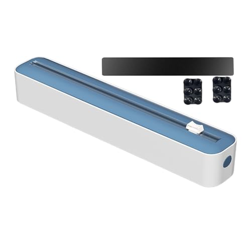 Clean Wrap -Spender mit Schneider - Küchenfilmhalter, Aluminiumfolie -Organisator | Plastikfolie Rollenlager, bequemer Blechschatz -Rack mit Schnellzugriff, Arbeitsplatten -Setup, Hauskostroutine Clean Wrap -Spender mit Schneider - Küchenfilmhalter, Aluminiumfolie -Organisator | Plastikfolie Rollenlager, bequemer Blechschatz -Rack mit Schnellzugriff, Arbeitsplatten -Setup, Hauskostroutine von Generisch