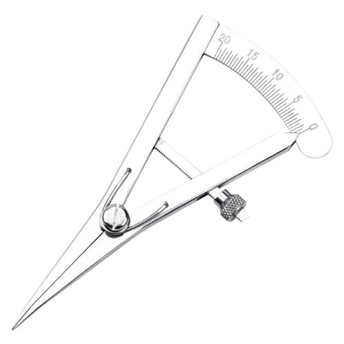 Compass des verstellbaren Flügelteilers – Mini Edge Press für Präzisions-Markierlehre aus Leder und Metall, glänzend, hoher Inhalt, DIY-Projekte, Geometrie aus Edelstahl Compass des verstellbaren Flügelteilers – Mini Edge Press für Präzisions-Markierlehre aus Leder und Metall, glänzend, hoher Inhalt, DIY-Projekte, Geometrie aus Edelstahl von Generisch