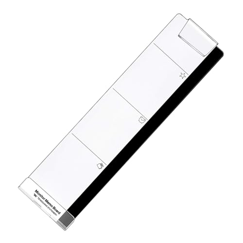 Computer-Nachrichtenboard-Seitenclip – Monitor-Seitenhalter, Haftnotizen, Memo, multifunktionaler Erinnerungsblock für die meisten Bildschirme, Computermonitore und Schrankorganisation, 30 x 8 x 2 cm Computer-Nachrichtenboard-Seitenclip – Monitor-Seitenhalter, Haftnotizen, Memo, multifunktionaler Erinnerungsblock für die meisten Bildschirme, Computermonitore und Schrankorganisation, 30 x 8 x 2 cm von Generisch