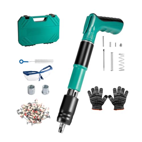 Concrete Power Nailer Kit, Construction Stapler, 14.17x10.63x2.76 inches Heavy-Duty Wall Fastening Staplers with Nails, Manual Furniture Nailer for Home Renovation, Woodworking Concrete Power Nailer Kit, Construction Stapler, 14.17x10.63x2.76 inches Heavy-Duty Wall Fastening Staplers with Nails, Manual Furniture Nailer for Home Renovation, Woodworking von Generisch