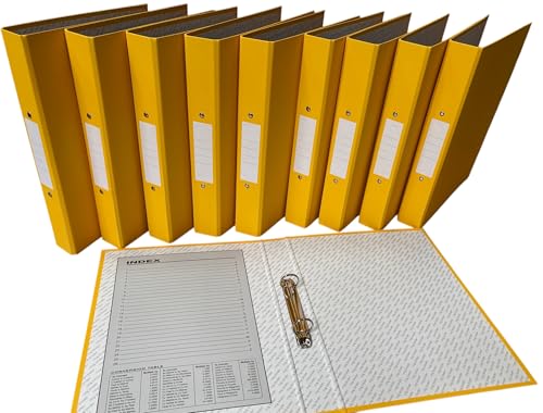 Consortium Ringbuch, A4, 10 Stück, 2 Ringe, Senfgelb Consortium Ringbuch, A4, 10 Stück, 2 Ringe, Senfgelb von Generisch