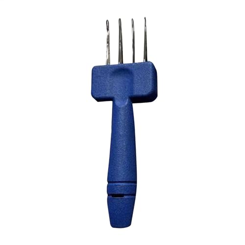 Cordy Icord Maker, 4 Latch Hook Tool, Häkelhaken Werkzeug, Dreifach Verschluss Häkeln Werkzeug, Tragbare 4 Verriegelung Nadel Häkeln Werkzeug Für Stricken Projekt Supplies von Generisch