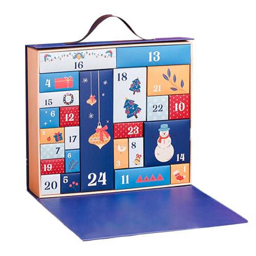 Countdown -Kalenderbox - Adventskalender Papiertüten, Leerer Adventskalender Zu Füllen | 24 Tage Countdown -Weihnachtsfüllboxen Set, Zählen Sie Auf Weihnachtsfüllkästen Für Pralinen, Süßigkeiten Countdown -Kalenderbox - Adventskalender Papiertüten, Leerer Adventskalender Zu Füllen | 24 Tage Countdown -Weihnachtsfüllboxen Set, Zählen Sie Auf Weihnachtsfüllkästen Für Pralinen, Süßigkeiten von Generisch