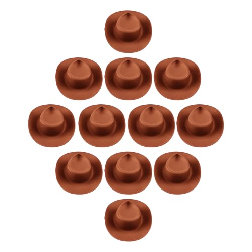 Cowboyhut Cupcake Deko - 12 Stück Kleine Süße Puppenhut Motto Party Deko,Partyzubehör Für Bastelarbeiten Topfpflanzen Hausfeiern Hochzeit Babypartys Festtage Treffen Musikfest Cowboyhut Cupcake Deko - 12 Stück Kleine Süße Puppenhut Motto Party Deko,Partyzubehör Für Bastelarbeiten Topfpflanzen Hausfeiern Hochzeit Babypartys Festtage Treffen Musikfest von Generisch