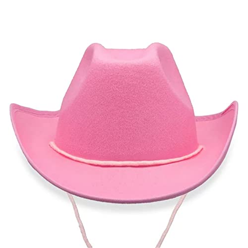 Cowboyhut Damen Herren Westernhut Fedora Hut Breiter Krempe mit Lederband Sonnenhut Damen Cowboyhut Damen Herren Westernhut Fedora Hut Breiter Krempe mit Lederband Sonnenhut Damen von Generisch