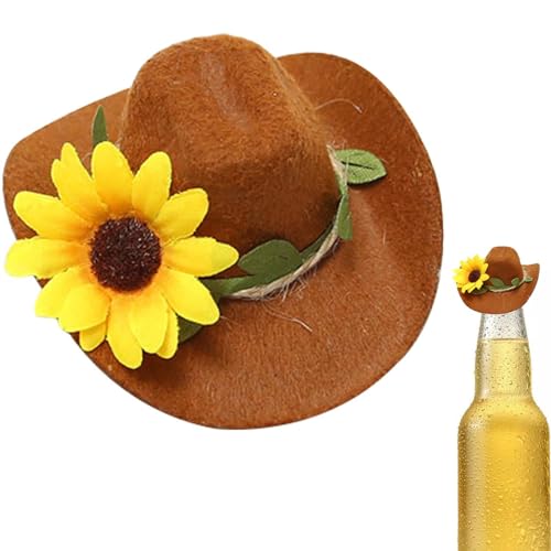 Cowboyhut für Flaschen, Partyhüte mit , Cowboyhut-Dekoration für Cowboy-Cowgirl-Party-Zubehör, Cowboy-Party-Dekorationen Cowboyhut für Flaschen, Partyhüte mit , Cowboyhut-Dekoration für Cowboy-Cowgirl-Party-Zubehör, Cowboy-Party-Dekorationen von Generisch