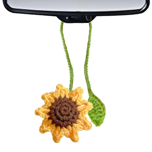 Crochet Flower Bookmark, Handmade Knitted Floral Page Marker for Books, Wool Charming and Unique Gift for Readers, Writers, Students, and Book Lovers, Soft Yarn Bookmark for Journals, 36x5.5cm Crochet Flower Bookmark, Handmade Knitted Floral Page Marker for Books, Wool Charming and Unique Gift for Readers, Writers, Students, and Book Lovers, Soft Yarn Bookmark for Journals, 36x5.5cm von Generisch