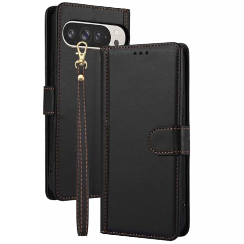 Crossbody-Lederhülle für Google Pixel 9/9 Pro/9 Pro XL, Klapp-Magnetverschluss, Kartenfach mit Armbandabdeckung Crossbody-Lederhülle für Google Pixel 9/9 Pro/9 Pro XL, Klapp-Magnetverschluss, Kartenfach mit Armbandabdeckung von Generisch