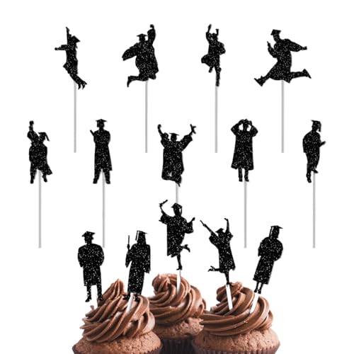 Cupcake Toper Graduation, Abschlusskuchen -Toper - Papiersticks für Vorspeisen - Set von 14 Lebensmittel -Vorspeisen für Party, Dessert Cupcake ationen Cupcake Toper Graduation, Abschlusskuchen -Toper - Papiersticks für Vorspeisen - Set von 14 Lebensmittel -Vorspeisen für Party, Dessert Cupcake ationen von Generisch