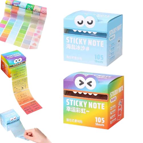 Cute Monster Pattern Sticky Note,105 StüCk/Box,Selbstklebende Haftnotizen,Lustige Pastellfarbene Auszieh-NotizblöCke,Notizzettel Lustige Klebezettel Registerkarten FüR Geschenke Home Office Schule (B) Cute Monster Pattern Sticky Note,105 StüCk/Box,Selbstklebende Haftnotizen,Lustige Pastellfarbene Auszieh-NotizblöCke,Notizzettel Lustige Klebezettel Registerkarten FüR Geschenke Home Office Schule (B) von Generisch