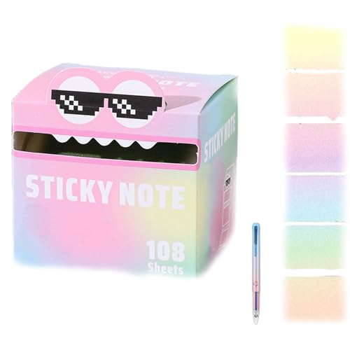 Cute Monster Pattern Sticky Note,105pcs/Box Funny Pastel Animal Post It Notes,Upgraded Self Adhesive Cartoon Notes Memo Pads,Notepads Stationery, Small to Do List, Office School Tab Supplies (Style-E) Cute Monster Pattern Sticky Note,105pcs/Box Funny Pastel Animal Post It Notes,Upgraded Self Adhesive Cartoon Notes Memo Pads,Notepads Stationery, Small to Do List, Office School Tab Supplies (Style-E) von Generisch