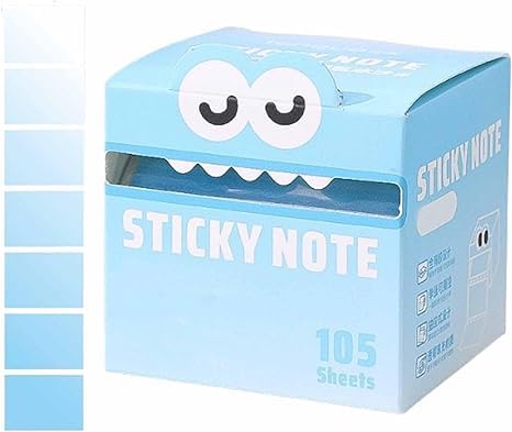 Cute Monster Pattern Sticky Note,Funny Pastel Animal Post It Notes, Self Adhesive Cartoon Notes Memo Pads,Small to Do List,Notepad Stationery, Office School Tab Supplies (A) von Generisch