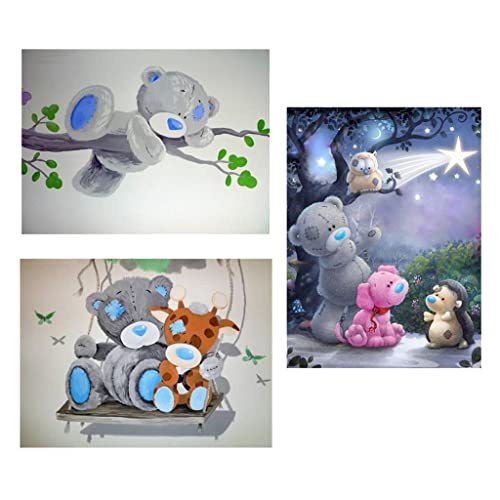 DIY Cartoon Bär Diamant Stickerei Malerei Kreuzstich Bastelset 3 Stück DIY Cartoon Bär Diamant Stickerei Malerei Kreuzstich Bastelset 3 Stück von Generisch