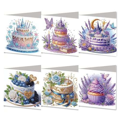 DIY Diamond Art Painting Grußkarten-Set, 5D DIY Diamant Weihnachten Segen Grußkarte Making Kits für Familie Freunde Handgemachtes Geschenk-Kuchen 02 DIY Diamond Art Painting Grußkarten-Set, 5D DIY Diamant Weihnachten Segen Grußkarte Making Kits für Familie Freunde Handgemachtes Geschenk-Kuchen 02 von Generisch