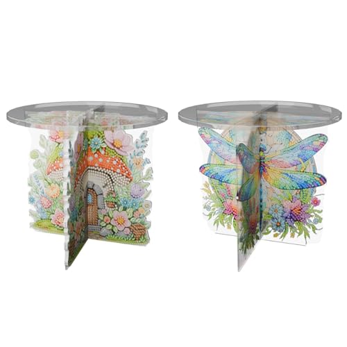 DIY Diamond Art Painting Pflanzenständer für den Innenbereich, Blumentopfregal für mehrere Pflanzen, Dekorationsregale, Blumentopfständer für mehrere Pflanzen für Zuhause, Terrasse, Garten (2 Stück) von Generisch