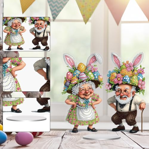 Generisch DIY Diamond Painting Ostern Tisch Deko Aufsteller Diamant Painting Stehend Kunst Set für Erwachsene Ostern Geschenk Generisch DIY Diamond Painting Ostern Tisch Deko Aufsteller Diamant Painting Stehend Kunst Set für Erwachsene Ostern Geschenk von Generisch