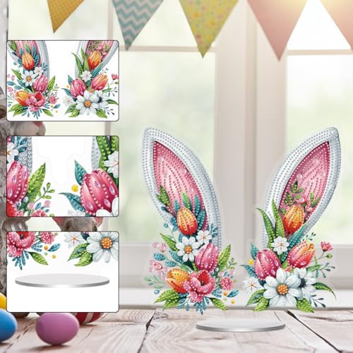 DIY Diamond Painting Ostern Tisch Deko Diamond Painting Ostern Aufsteller Diamant Painting Stehend Kunst Set für Erwachsene Ostern Geschenk DIY Diamond Painting Ostern Tisch Deko Diamond Painting Ostern Aufsteller Diamant Painting Stehend Kunst Set für Erwachsene Ostern Geschenk von Generisch