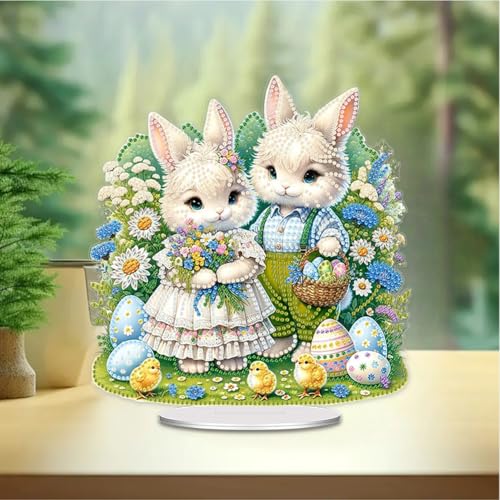 Generisch DIY Diamond Painting Ostern Tisch Deko Diamant Painting Stehend Kunst Set für Erwachsene Ostern Geschenk Generisch DIY Diamond Painting Ostern Tisch Deko Diamant Painting Stehend Kunst Set für Erwachsene Ostern Geschenk von Generisch