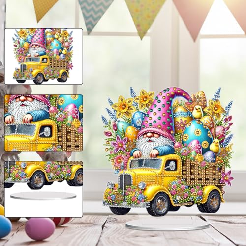 Generisch DIY Diamond Painting Ostern Tisch Deko Diamant Painting Stehend Kunst Set für Erwachsene Ostern Geschenk Generisch DIY Diamond Painting Ostern Tisch Deko Diamant Painting Stehend Kunst Set für Erwachsene Ostern Geschenk von Generisch