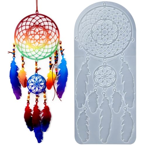 DIY Feder Epoxidharz Wandkunst Formen-Set: Silikonformen zum Basteln zu Hause DIY Feder Epoxidharz Wandkunst Formen-Set: Silikonformen zum Basteln zu Hause von Generisch