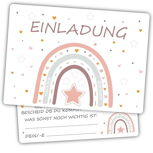 Damalia | 12 Einladungskarten | Kindergeburtstag | Mädchen | Junge | Regenbogen | Kinderparty | DIN A6 | Einladung | Geburtstag | klein und groß | Regenbogen001 Damalia | 12 Einladungskarten | Kindergeburtstag | Mädchen | Junge | Regenbogen | Kinderparty | DIN A6 | Einladung | Geburtstag | klein und groß | Regenbogen001 von Generisch