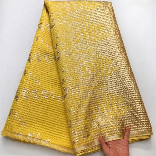 Damen Brokat Spitzenstoff Französisches Jacquard-Vergoldungsdesign zum Nähen von Kleidern und Kleidern von Generisch