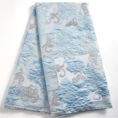 Damen-Organza-Jacquard-Spitze, Netzstoff, besticktes Material zum Nähen von Kleidern und Kleidungsstücken Damen-Organza-Jacquard-Spitze, Netzstoff, besticktes Material zum Nähen von Kleidern und Kleidungsstücken von Generisch