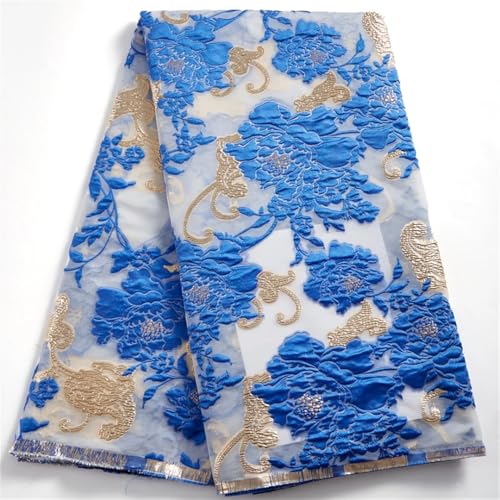Damen-Organza-Jacquard-Spitze, Netzstoff, besticktes Material zum Nähen von Kleidern und Kleidungsstücken von Generisch