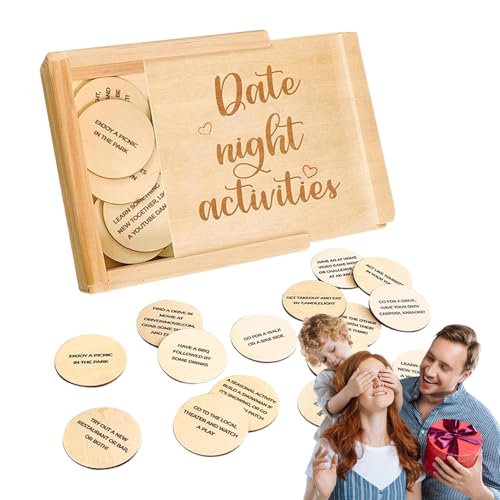 Date Night Spiele für Erwachsene, 52 Paare Spiele Spaß Date Ideen, Heiratsdatum Nachtbox, Romantische Hochzeit Andenken für Paare, frisch Vermählte Date Night Spiele für Erwachsene, 52 Paare Spiele Spaß Date Ideen, Heiratsdatum Nachtbox, Romantische Hochzeit Andenken für Paare, frisch Vermählte von Generisch