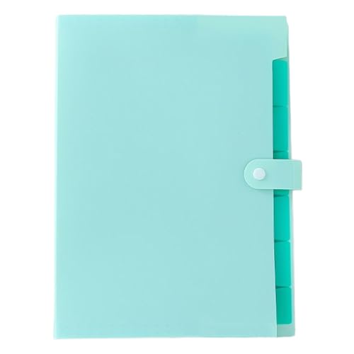 Dateiordner - Brieftaschen -Dokumentordner | Papierorganisator | A4 Grösse Pragabel Melifunction -Speicherversorgungen Mit Farbetiketten Und 7 Taschen | Dateispeicherbeuteldateiordner Für Schulhaus -G von Generisch