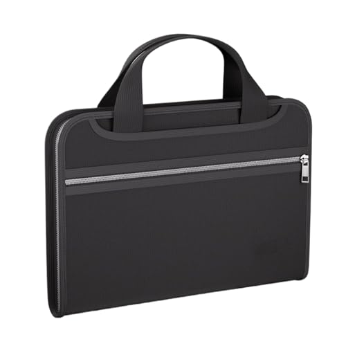 Dateiordner Erweitern - Datei Organizer Bag | Spezielle Designdateien Speichertaschen | Wichtiger Dokumentspeicherfall | FIRE Safe Bag Multi -Taschen Mit Griff & Etiketten Für Buchstaben A4 Papier von Generisch