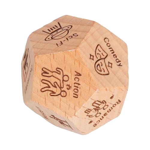 Datumswürfel für Paare, Datums- und Nachtentscheidungswürfel, für Paare, Dating-Würfel, Dinnerwürfel, Essenswürfel, Date-Nacht-Spiel für Erwachsene, Paare, Strumpffüller, 3 x 3 x 3 cm von Generisch