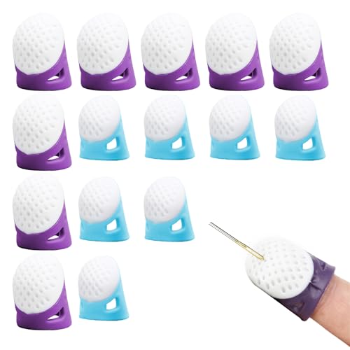 Daumenschutz zum Nähen, Stricken, Fingerschutz, Anti-Poke-Schild zum Quilten, Kreuzstich, Sticken, wiederverwendbarer Fingerhut von Generisch