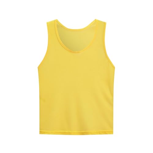 Deals Of The Day ärmelloses Oberteil mit Rundhalsausschnitt, Netzstoff, Trainings-Lätzchen, Tank-Tops für Mädchen, UK-Cami-Tops, Teamspiele, Funktion, schnell trocknend, England-T-Shirt, Fußball von Generisch