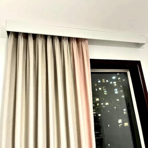 Deckenbehang mit Querbehang, ohne Schiene, Vorhang, Querbehang, Vorhangbox für Heimdekoration, Vorhangschiene, Gardinenstange Deckenbehang mit Querbehang, ohne Schiene, Vorhang, Querbehang, Vorhangbox für Heimdekoration, Vorhangschiene, Gardinenstange von Generisch
